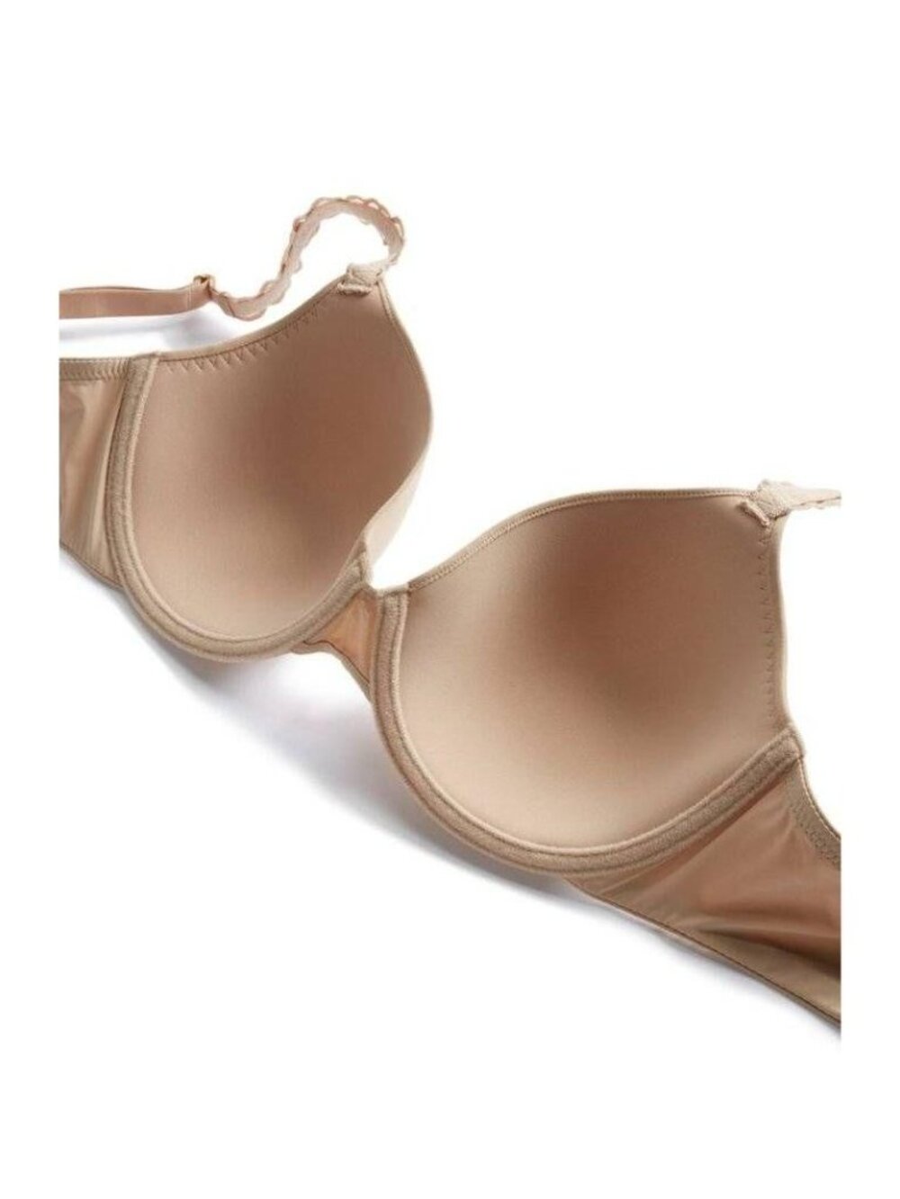 🆕 NATORI Pure Luxe Full UW T-Shirt Bra 34C Beige #732080 - Picture 7 of 11